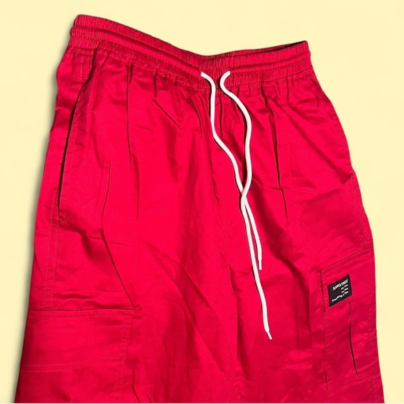 NWT Sangtree Red Jogger Pants Size M - Picture 2 of 7